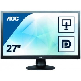 Монітор AOC E2770PQU чорний (27" TN/1920x1080/16:9/250кд/м2) (03-AO-27-E2770-TN-A) Б/В