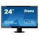 Монітор iiyama ProLite E2472HD чорний (24" VA/1920x1080/16:9/HDMI/DVI/VGA) Б/В