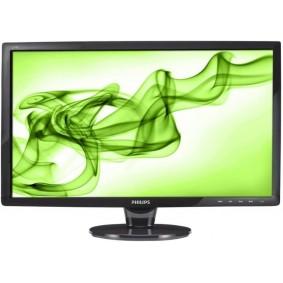 Монитор Philips 244E1 (24" TN/1920x1080/16:9/250кд/м2/5мс) (VGA/DVI/HDMI/VESA) Б/У