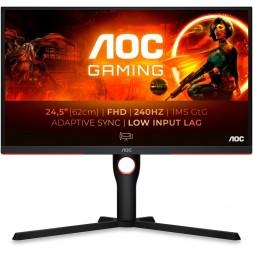 Б/В монітор 24.5" AOC 25G3ZM/BK Full HD 240Hz VA 0.5ms FreeSync