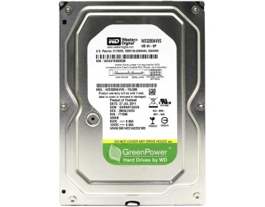 Жорсткий диск 3.5" SATA 320GB WD AV-GP (WD3200AVVS) Refurbished