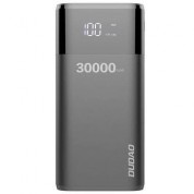 Повербанк УМБ Dudao K1Max 30000mAh with built-in cables black  (6970379617618)