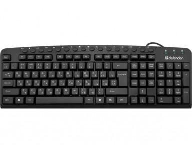 Клавиатура Defender Focus HB-470 UKR USB Black (45471)